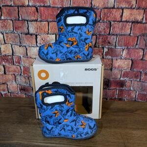 BOGS Waterproof Washable Dino Boots Toddler Size 6